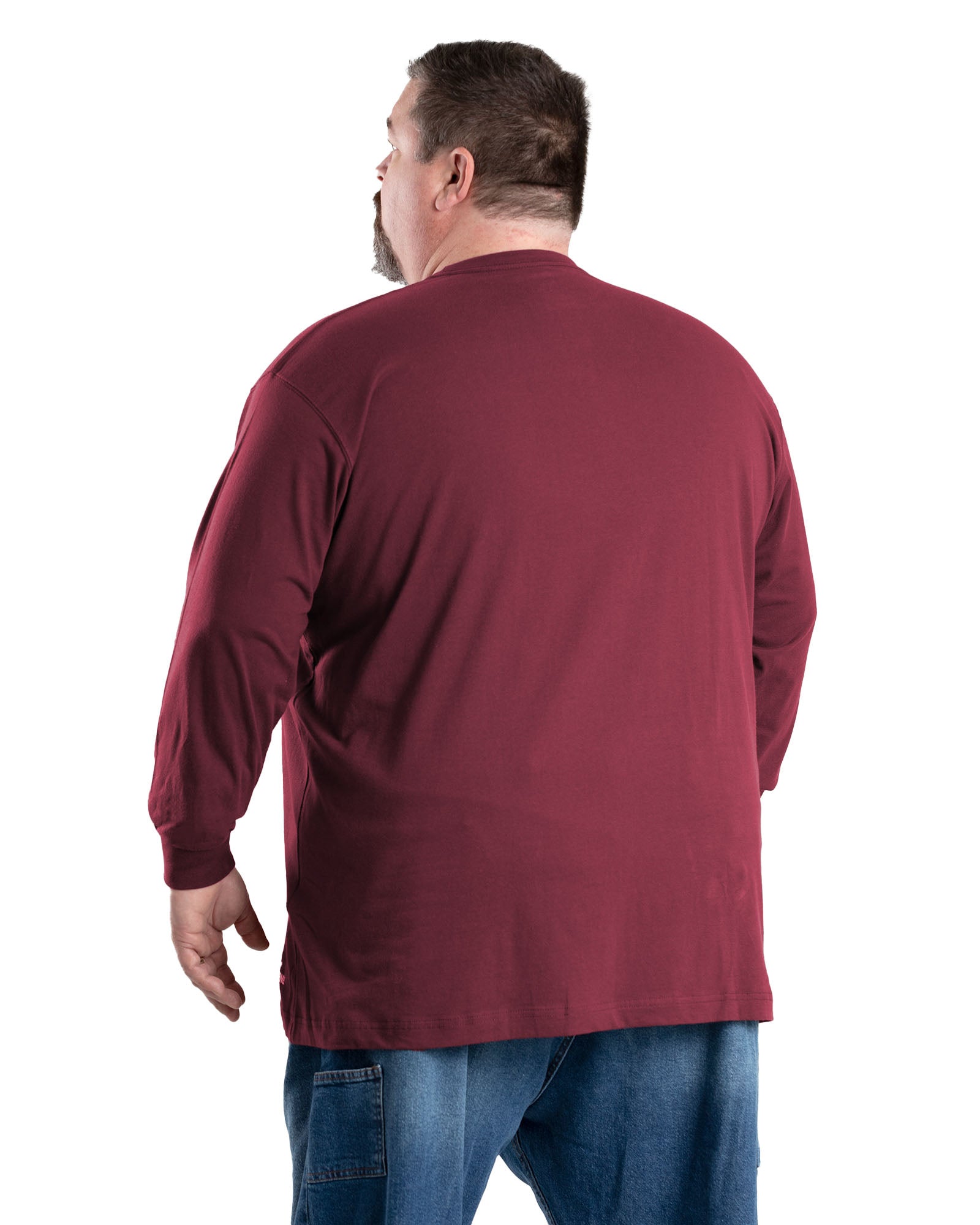 BSM23MN Heavyweight Long Sleeve Pocket Tee