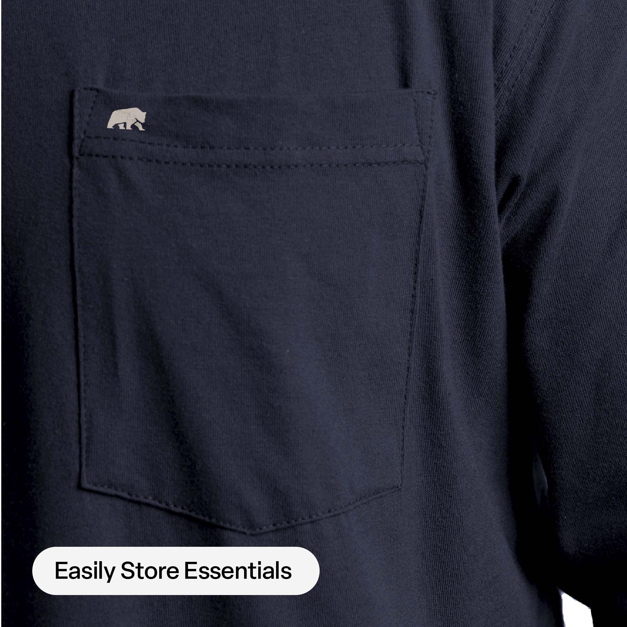Heavyweight Long Sleeve Pocket T-Shirt