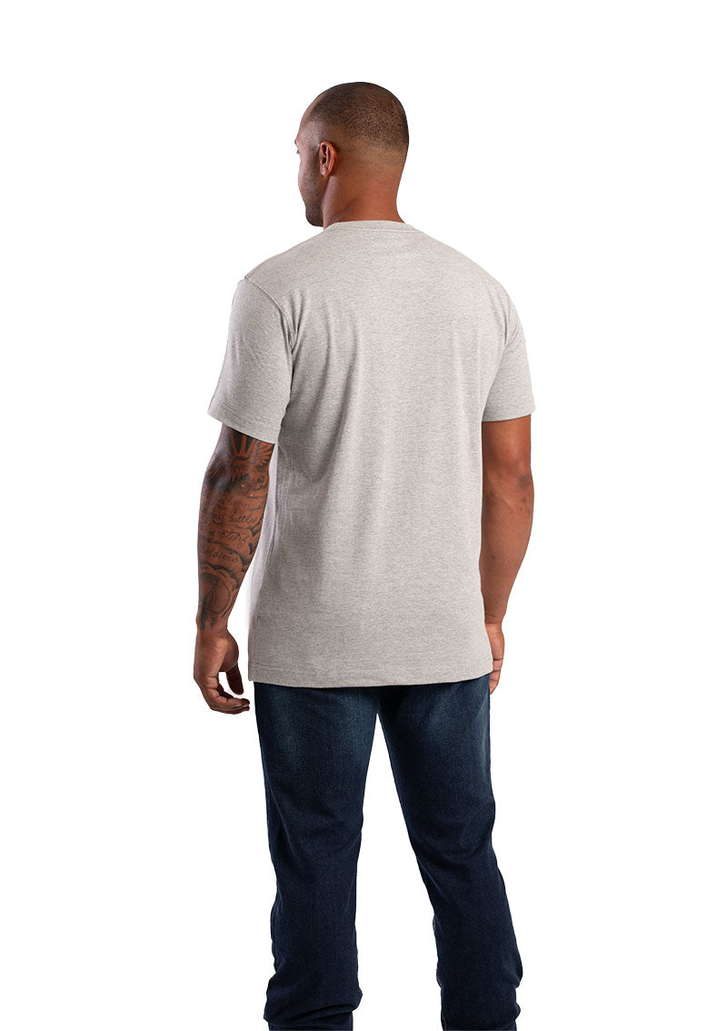 BSM32GY Heavyweight Short Sleeve Pocket Tee