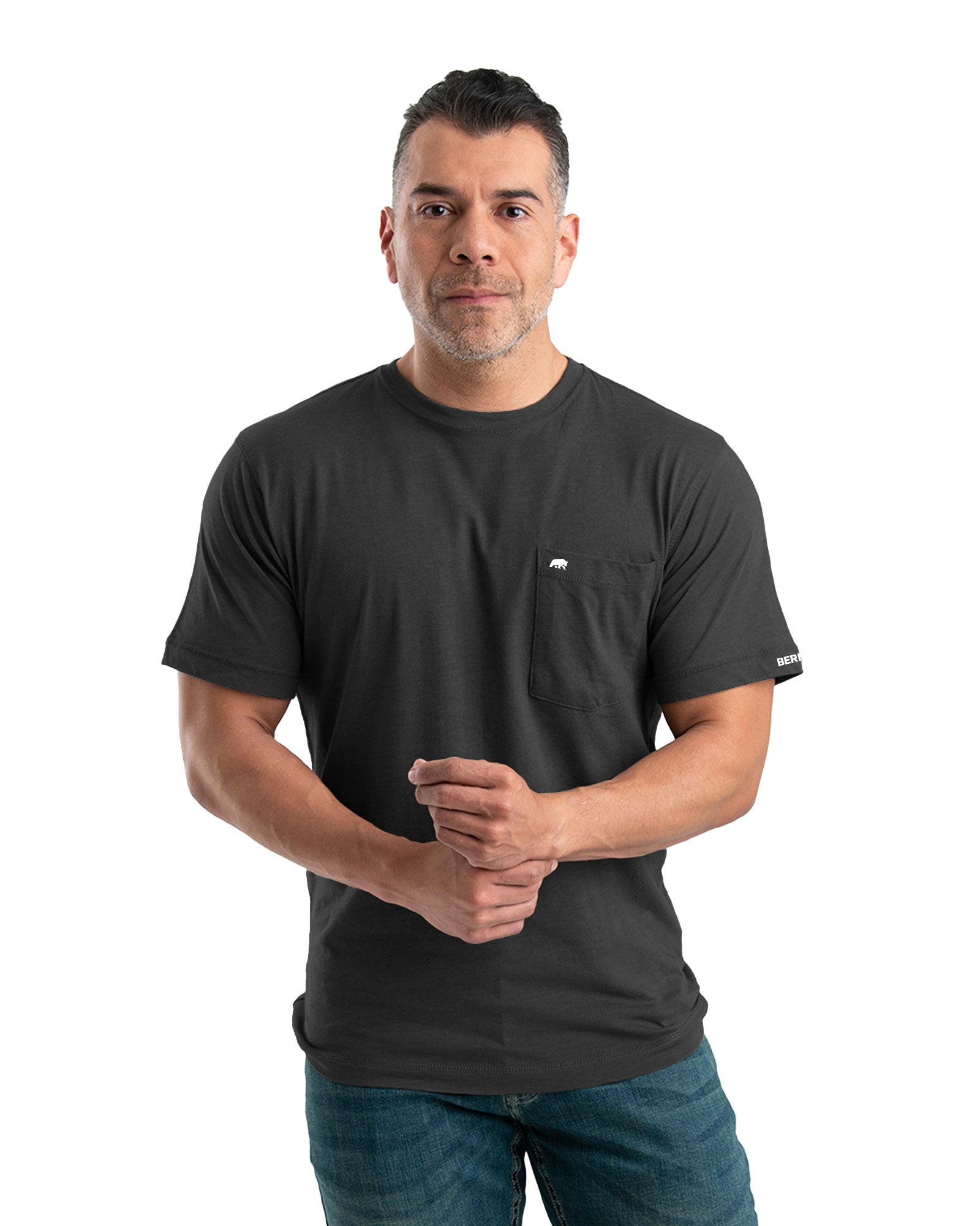BSM38BKH Performance Short Sleeve Pocket Tee