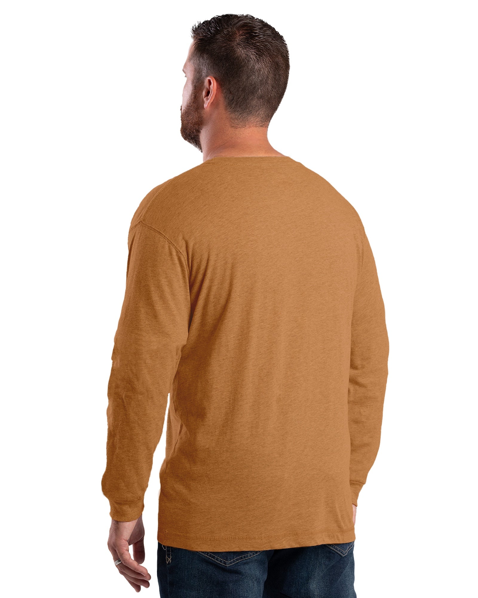 BSM39BR Performance Long Sleeve Pocket Tee