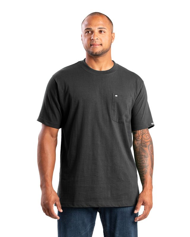 BSM71BK Highland Heavyweight Pocket Tee