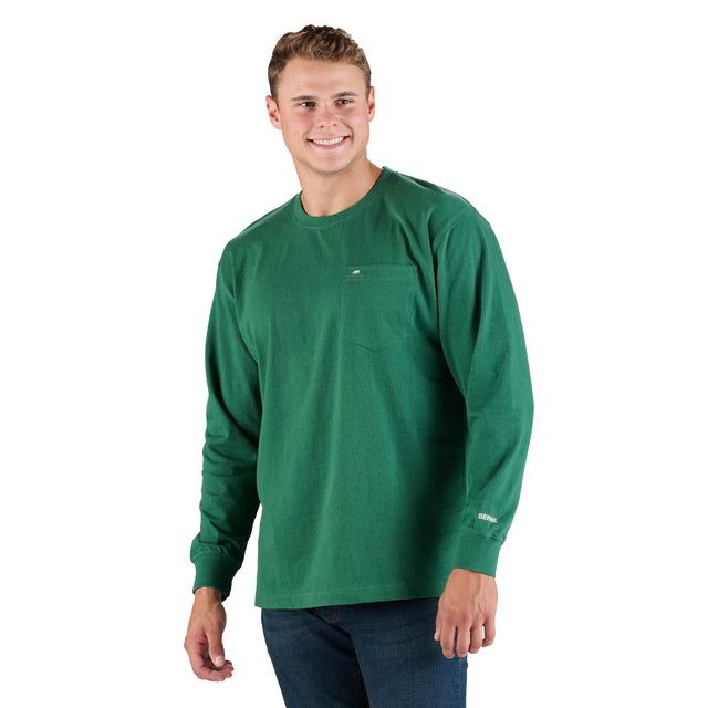 BSM72PN Highland Heavyweight Long Sleeve Pocket T-Shirt