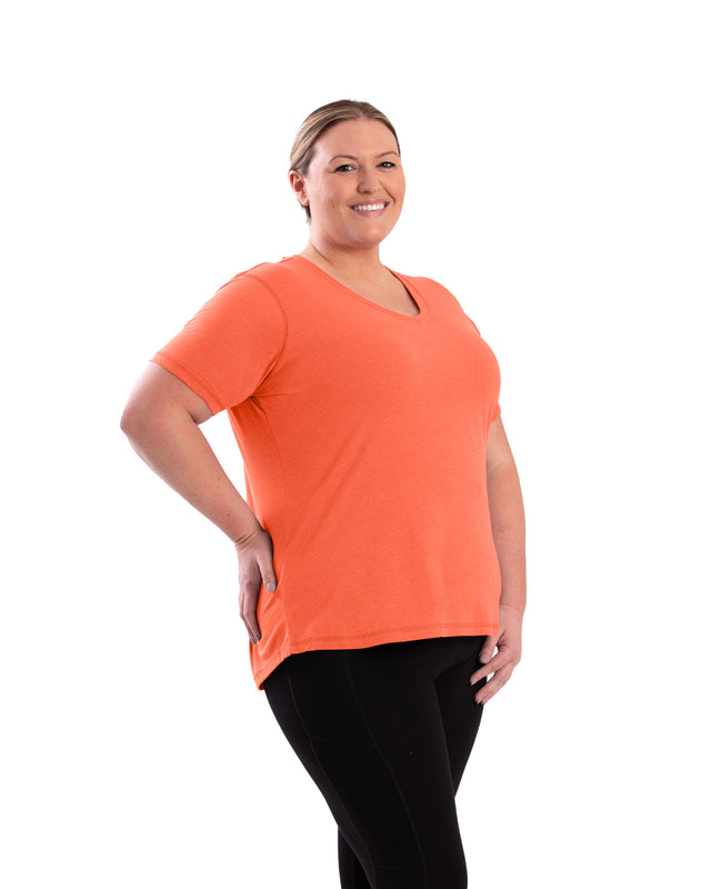 Women's Performance V-Neck Short Sleeve T-Shirt