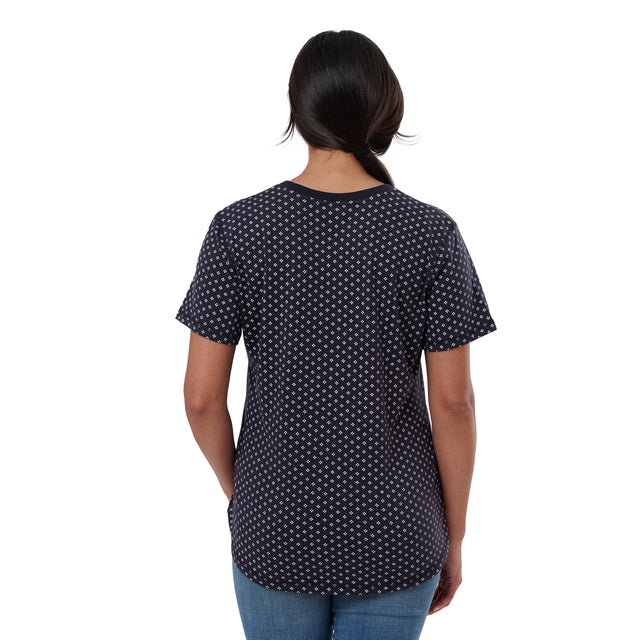 Women's Performance V-Neck Short Sleeve T-Shirt (Prints)