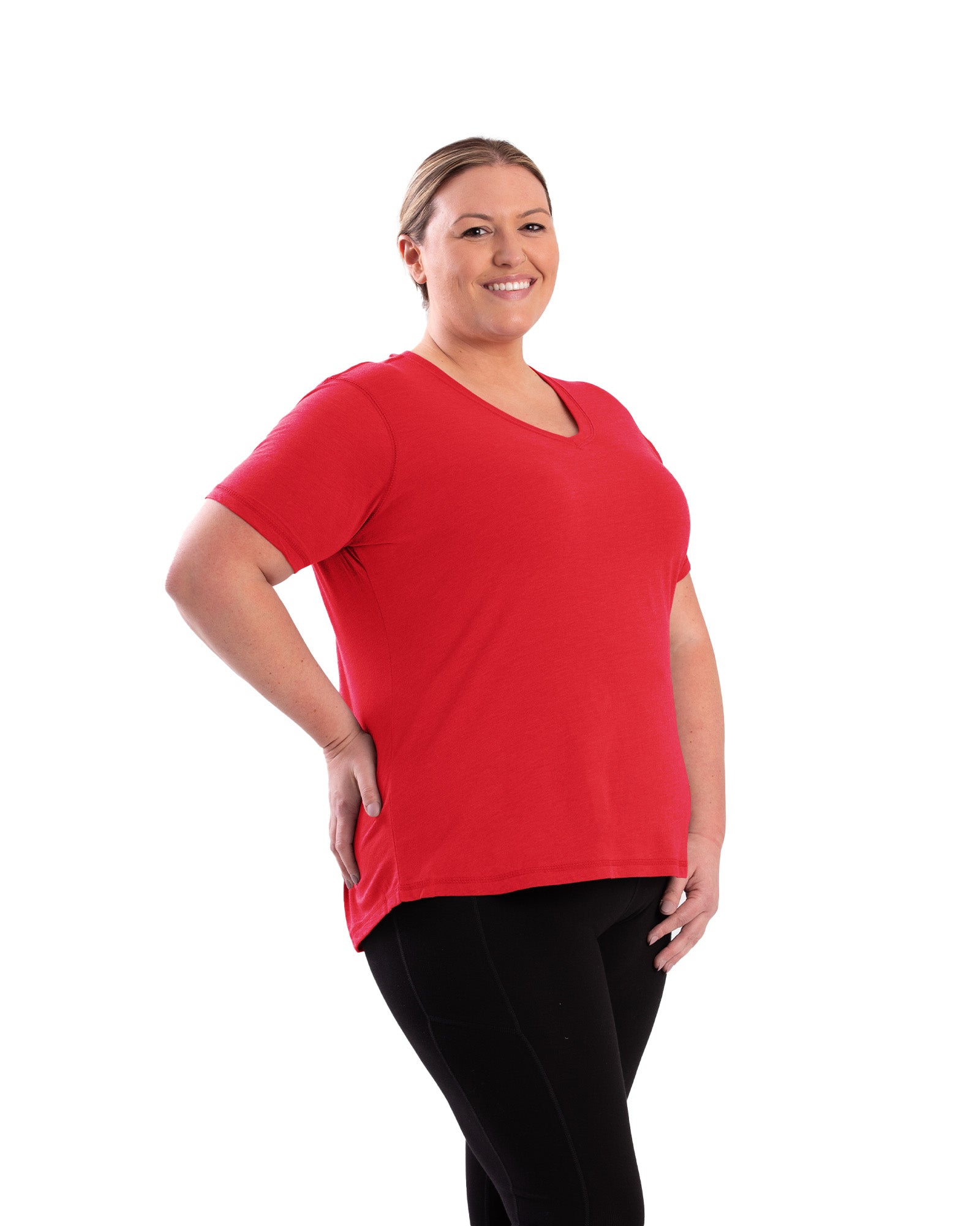 Women's Performance V-Neck Short Sleeve T-Shirt