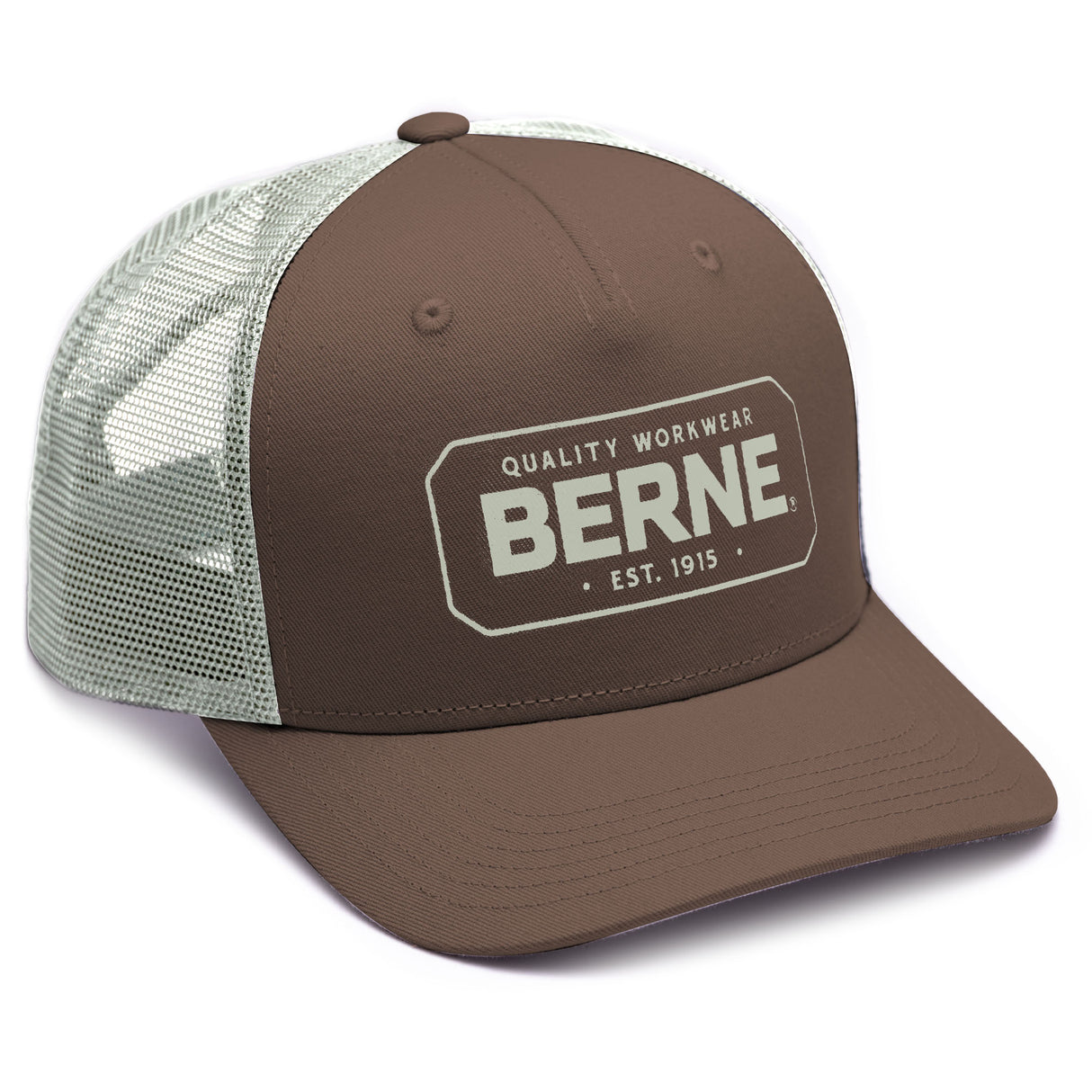 H181BC22 Badge Logo Trucker Cap