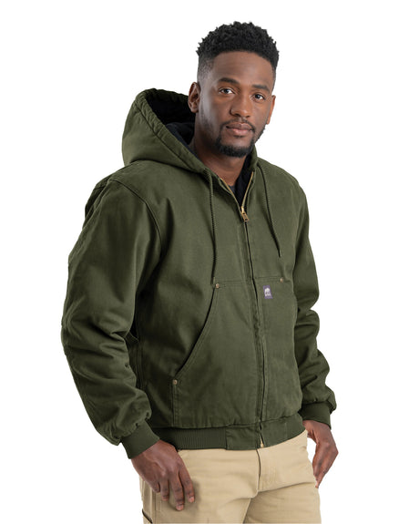 HJ375CDG Heartland Washed Duck Hooded Work Jacket