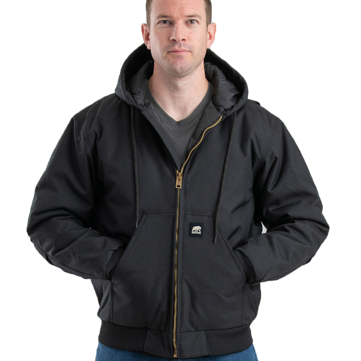 Icecap Insulated Hooded Work Jacket – Berne Apparel