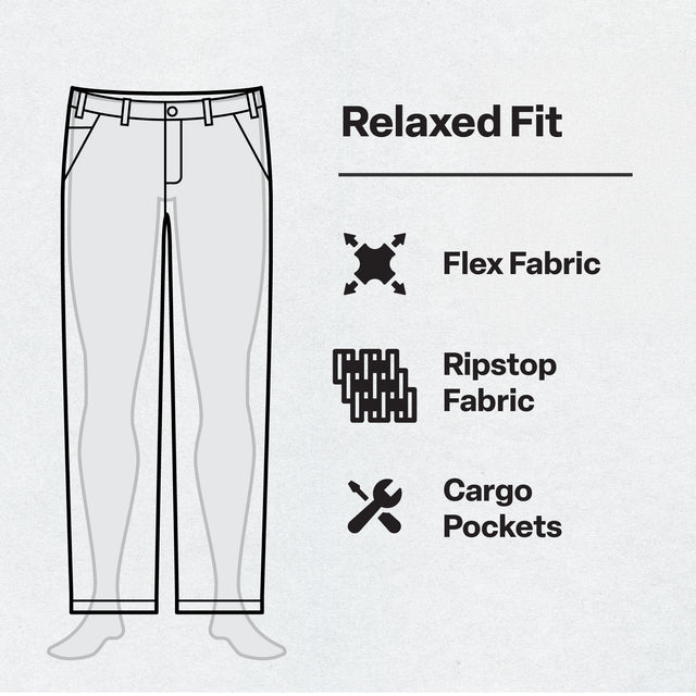 Flex Ripstop Relaxed Fit Cargo Work Pant