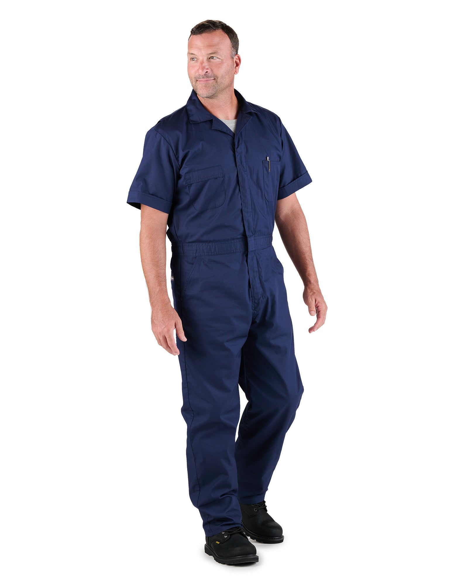 Heritage Short Sleeve Poplin Coverall