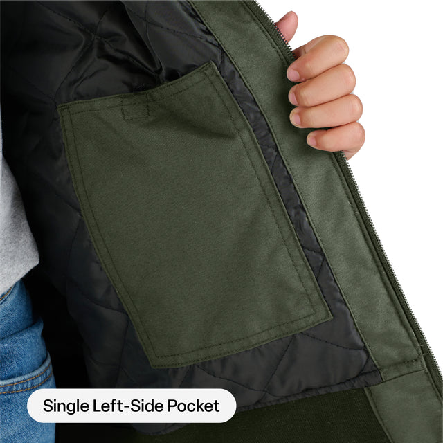 Youth Flex Nylon Insulated Hooded Jacket