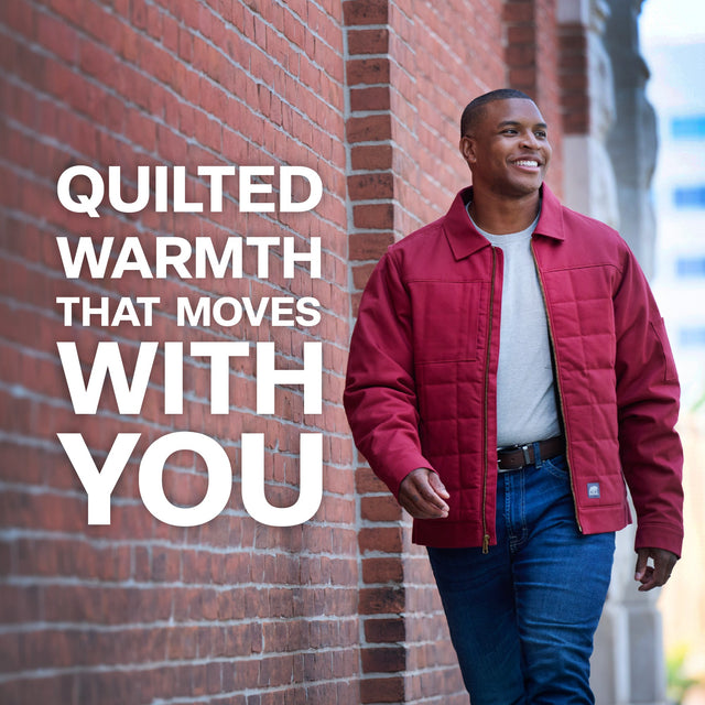 Quilted Gasoline Jacket feature detail