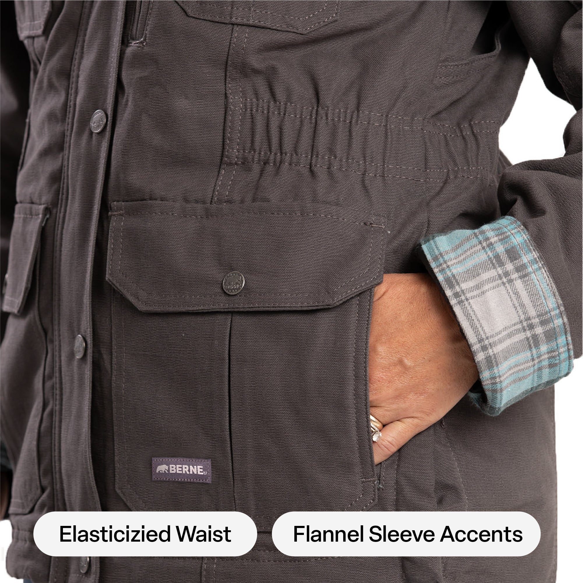 Women's Softstone Duck Barn Coat