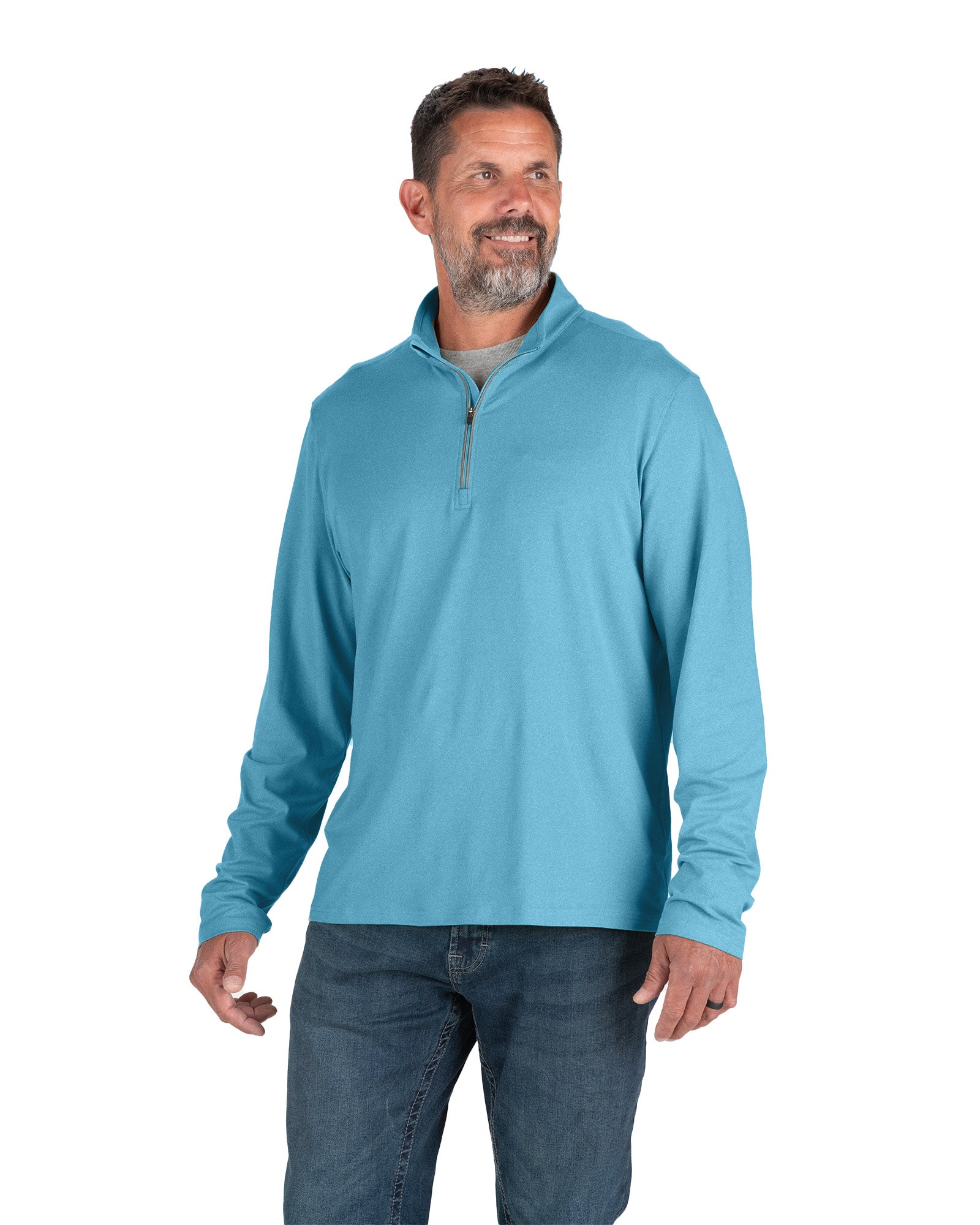 SH14HBLJ Midweight UPF Quarter-Zip