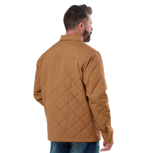 Quilted Water Repellent Shirt Jacket