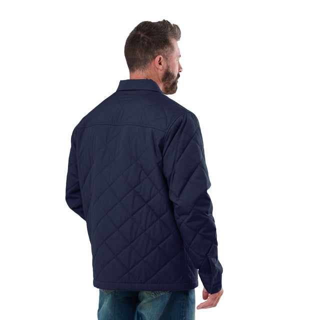 Quilted Water Repellent Shirt Jacket