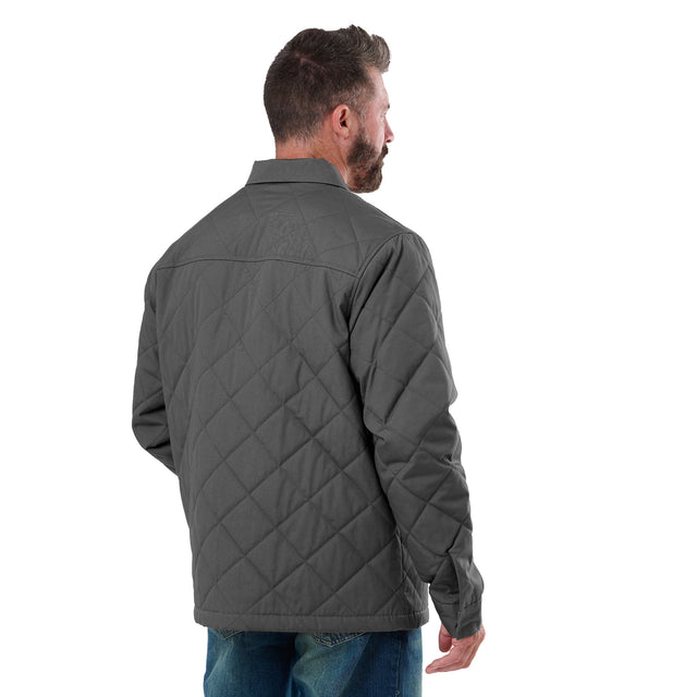 Quilted Water Repellent Shirt Jacket