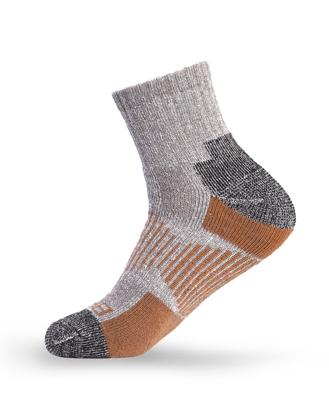 Wool-Blend Heavy-Duty Quarter Socks, 3-Pack