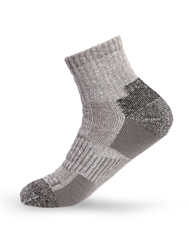 Wool-Blend Heavy-Duty Quarter Socks, 3-Pack