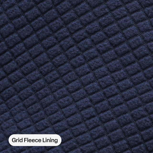 Heritage Grid Fleece-Lined Full-Zip Hooded Sweatshirt