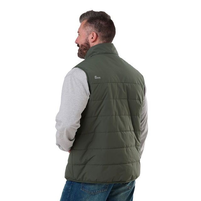 Channel Quilt Ripstop Flannel-Lined Vest