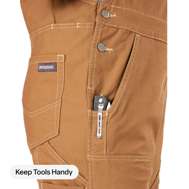 Women's Unlined Stretch Duck Bib Overalls