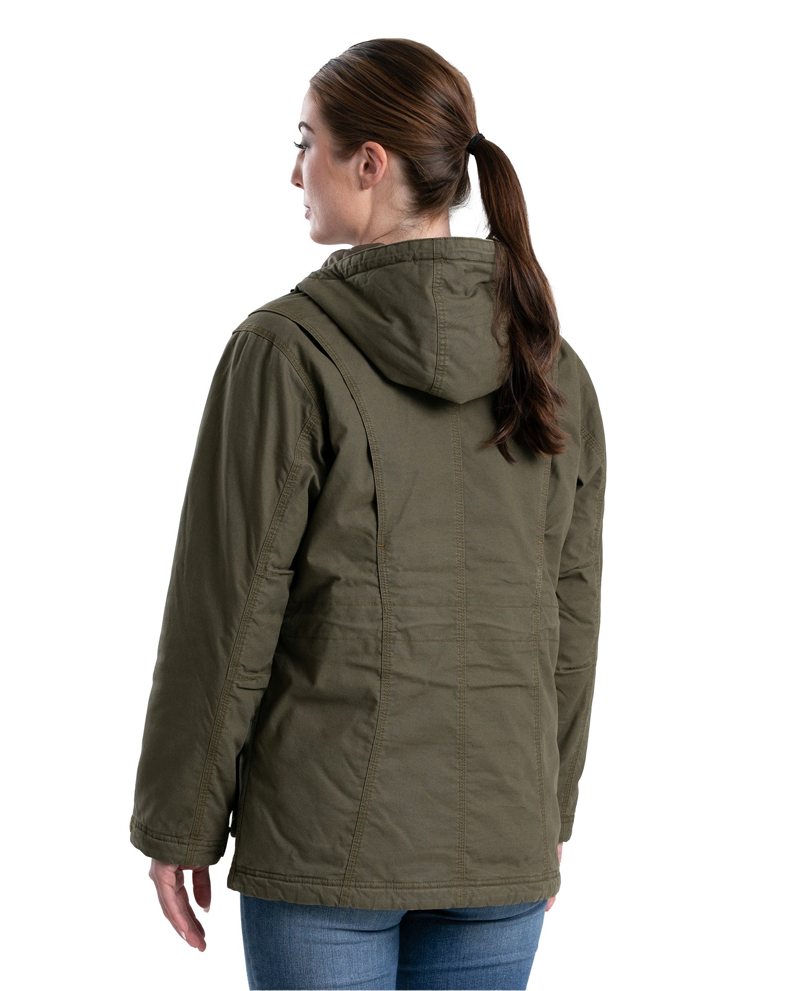 WCH68CDG Women's Softstone Washed Duck Utility Coat