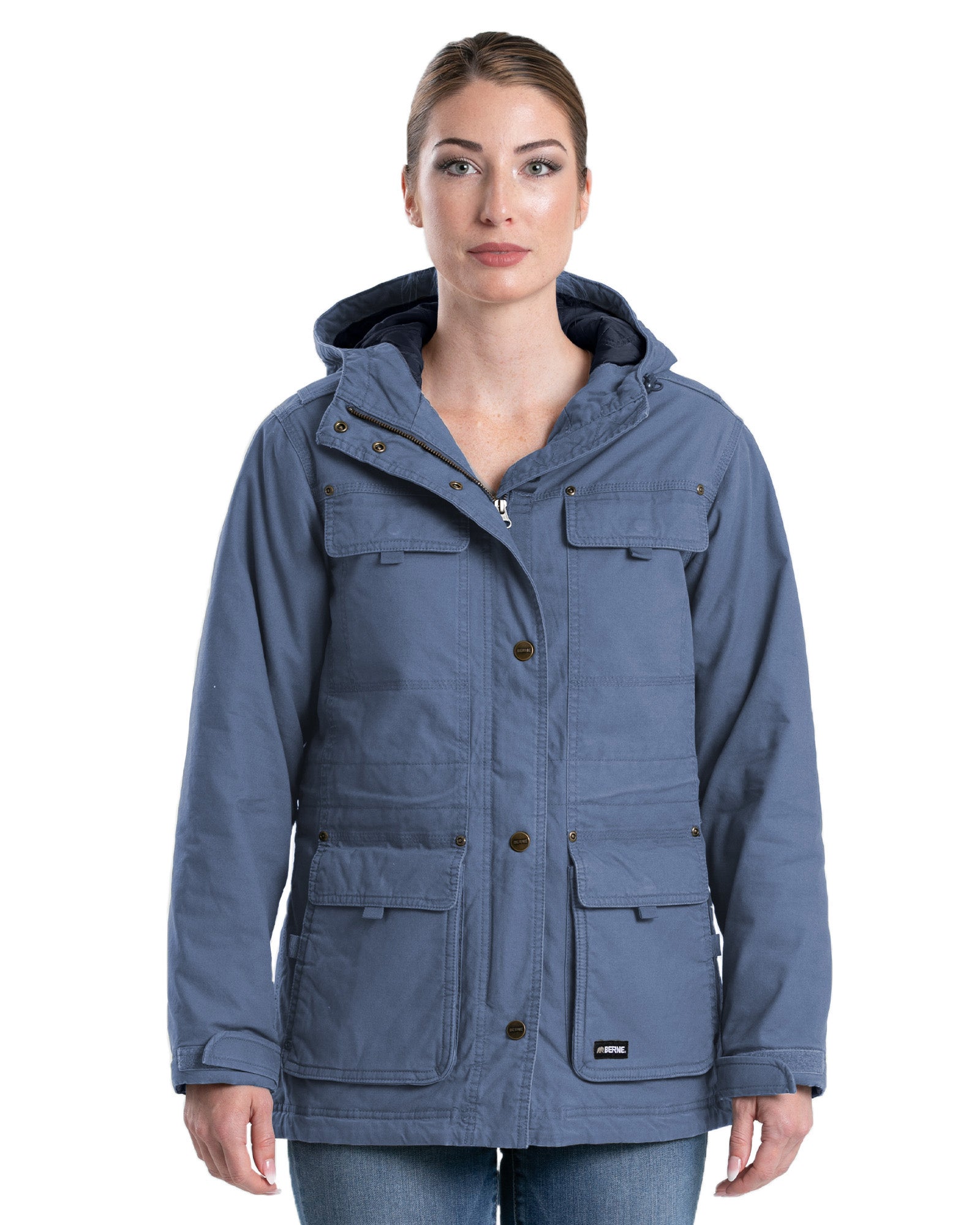 WCH68SLB Women's Softstone Washed Duck Utility Coat