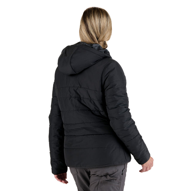 Women’s Channel Quilt Ripstop Hooded Jacket