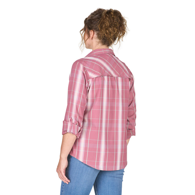 Women's Flex180® UPF Button Down Plaid Long Sleeve Shirt