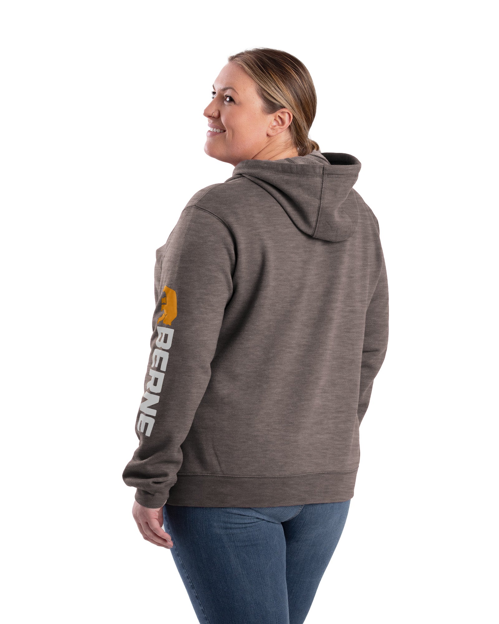 WSP401GPH Women's Signature Sleeve Hooded Pullover