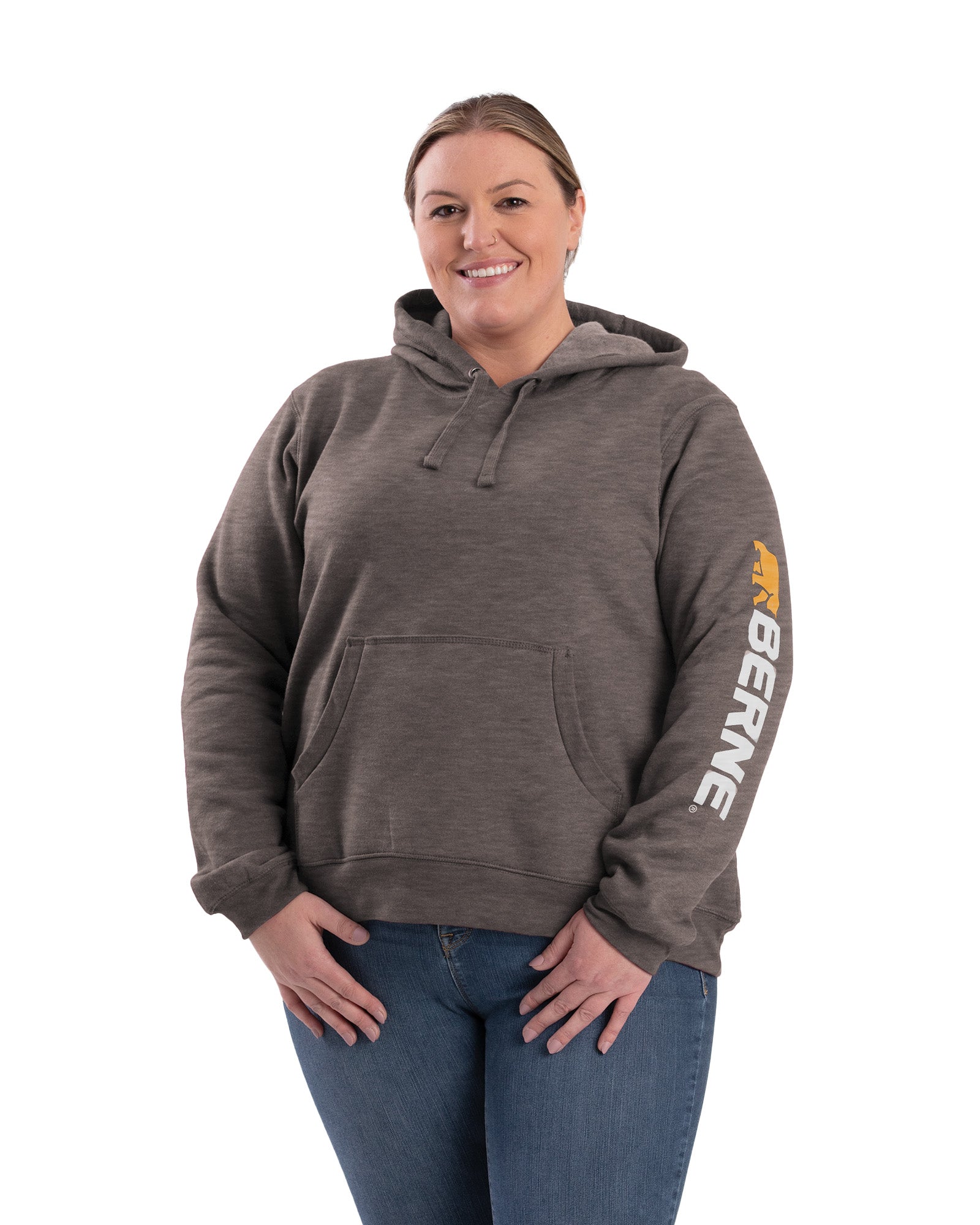 WSP401GPH Women's Signature Sleeve Hooded Pullover