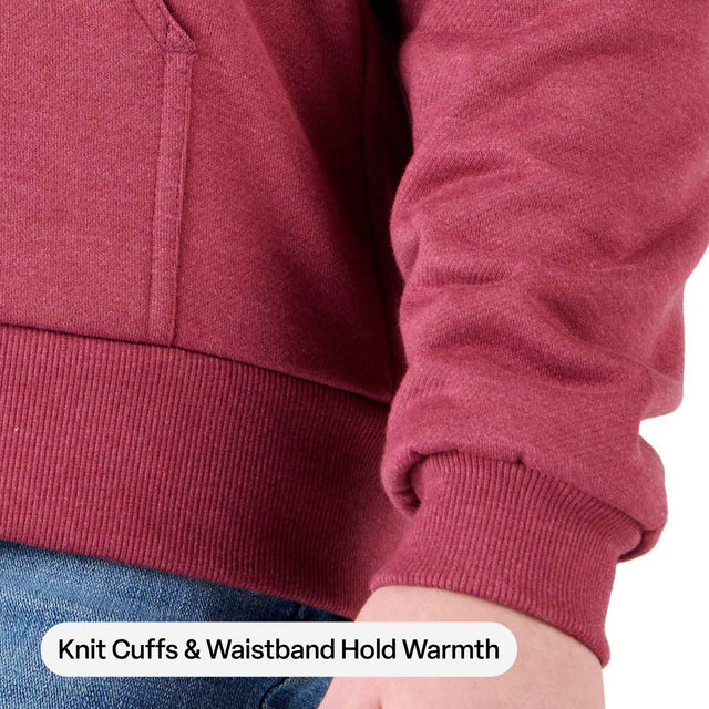 Women's Heritage Grid Fleece-Lined Full-Zip Hooded Sweatshirt