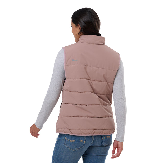 Women's Channel Quilt Ripstop Flannel-Lined Vest