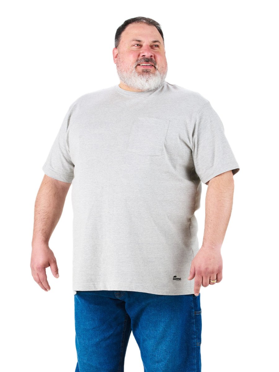 Heavyweight Short Sleeve Pocket T-Shirt - Berne Apparel