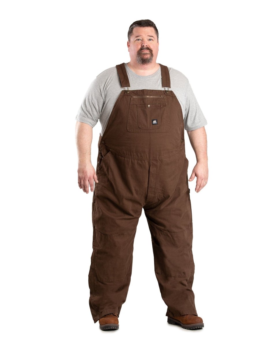 Heartland Unlined Washed Duck Bib Overall - Berne Apparel