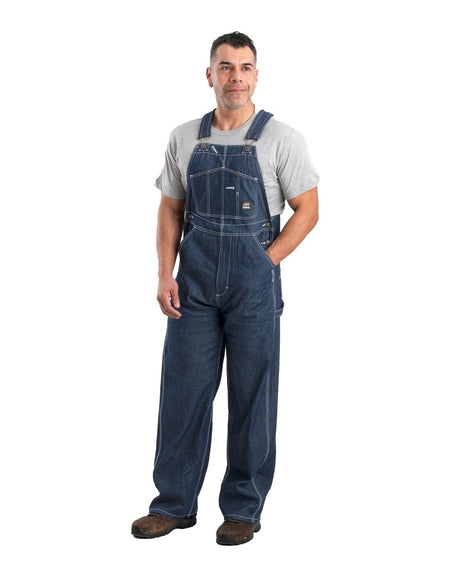 Heritage Unlined Denim Bib Overall - Berne Apparel