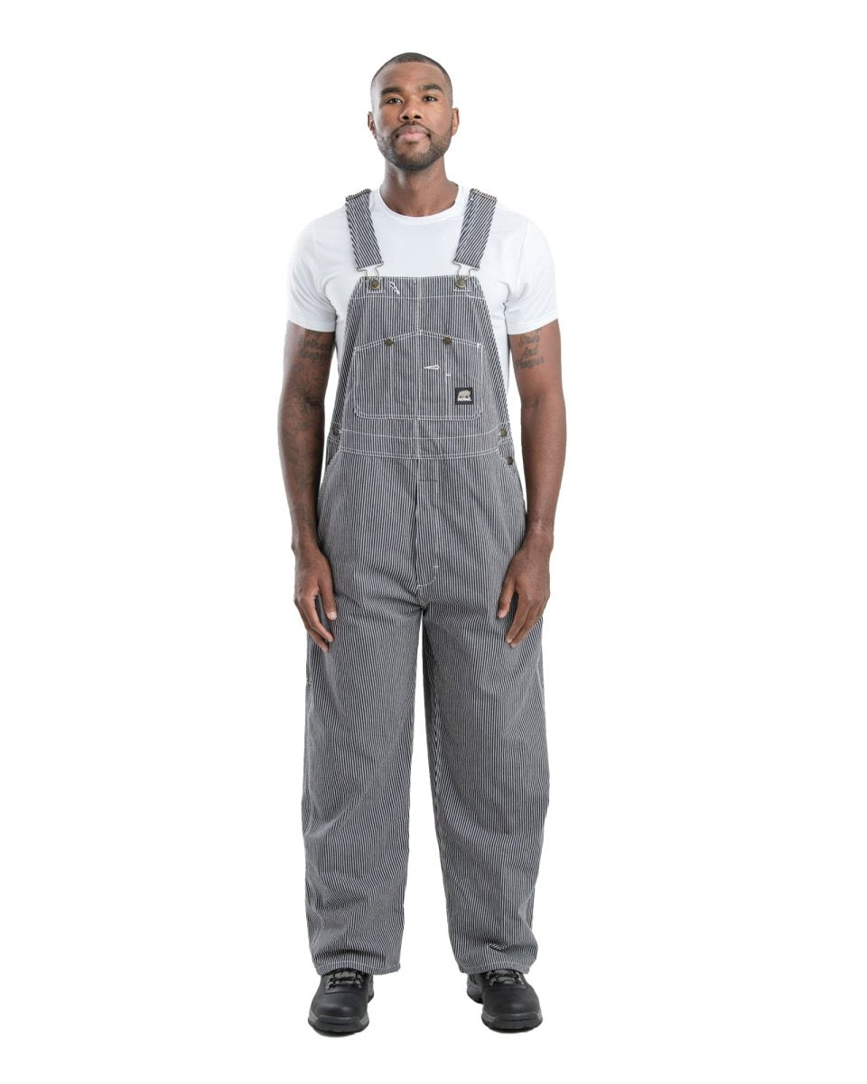 Heritage Unlined Hickory Stripe Bib Overall - Berne Apparel