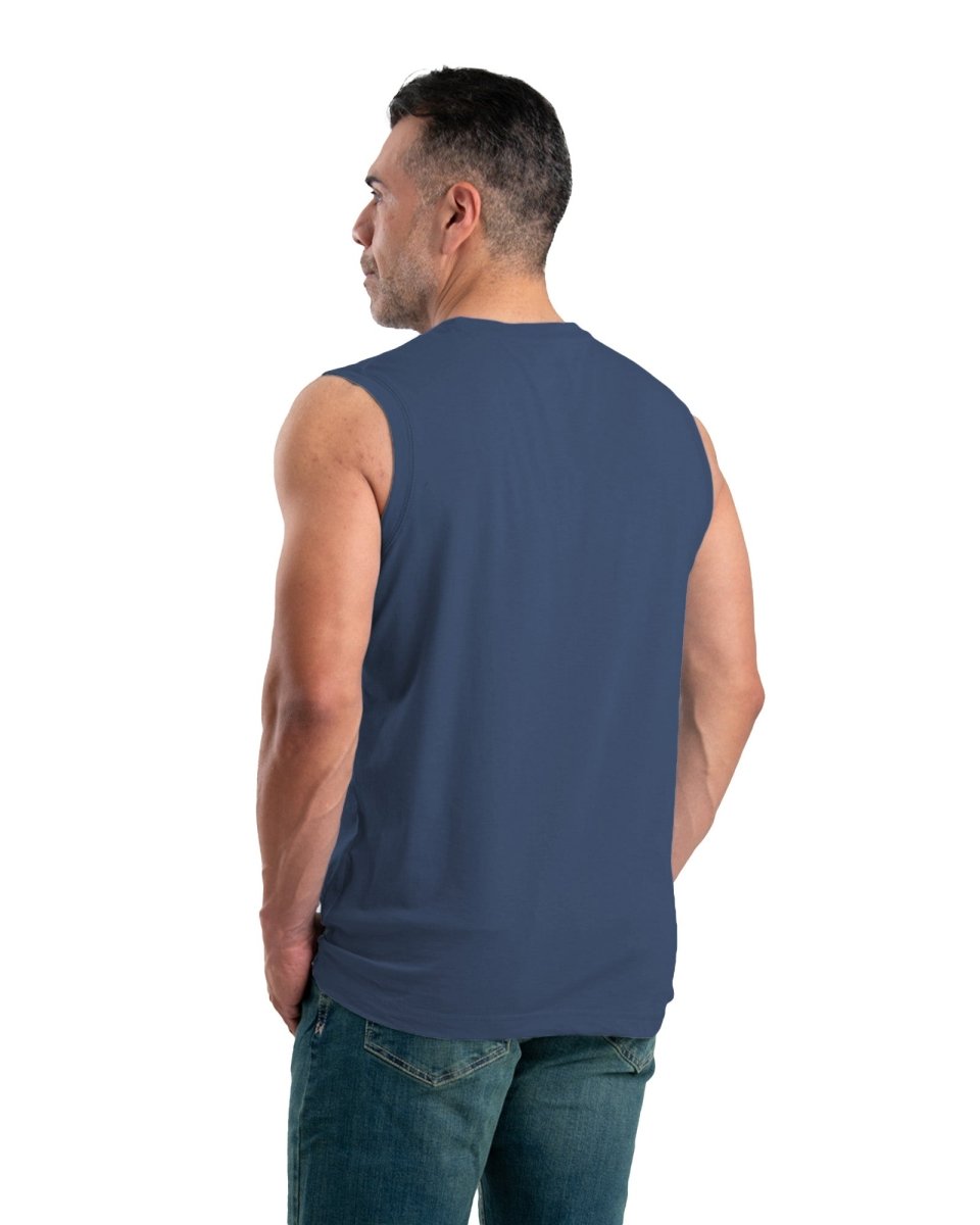 Performance Sleeveless Pocket T-Shirt - Berne Apparel