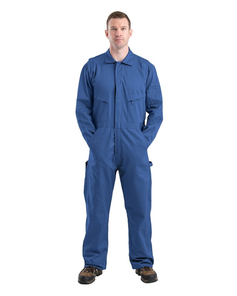 Postman Blue Heritage Deluxe Unlined Cotton Twill Coverall - Berne Apparel