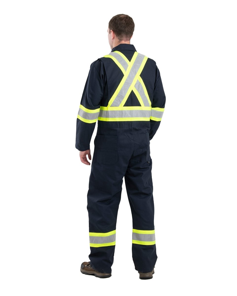 Safety Striped Unlined Coverall - Berne Apparel