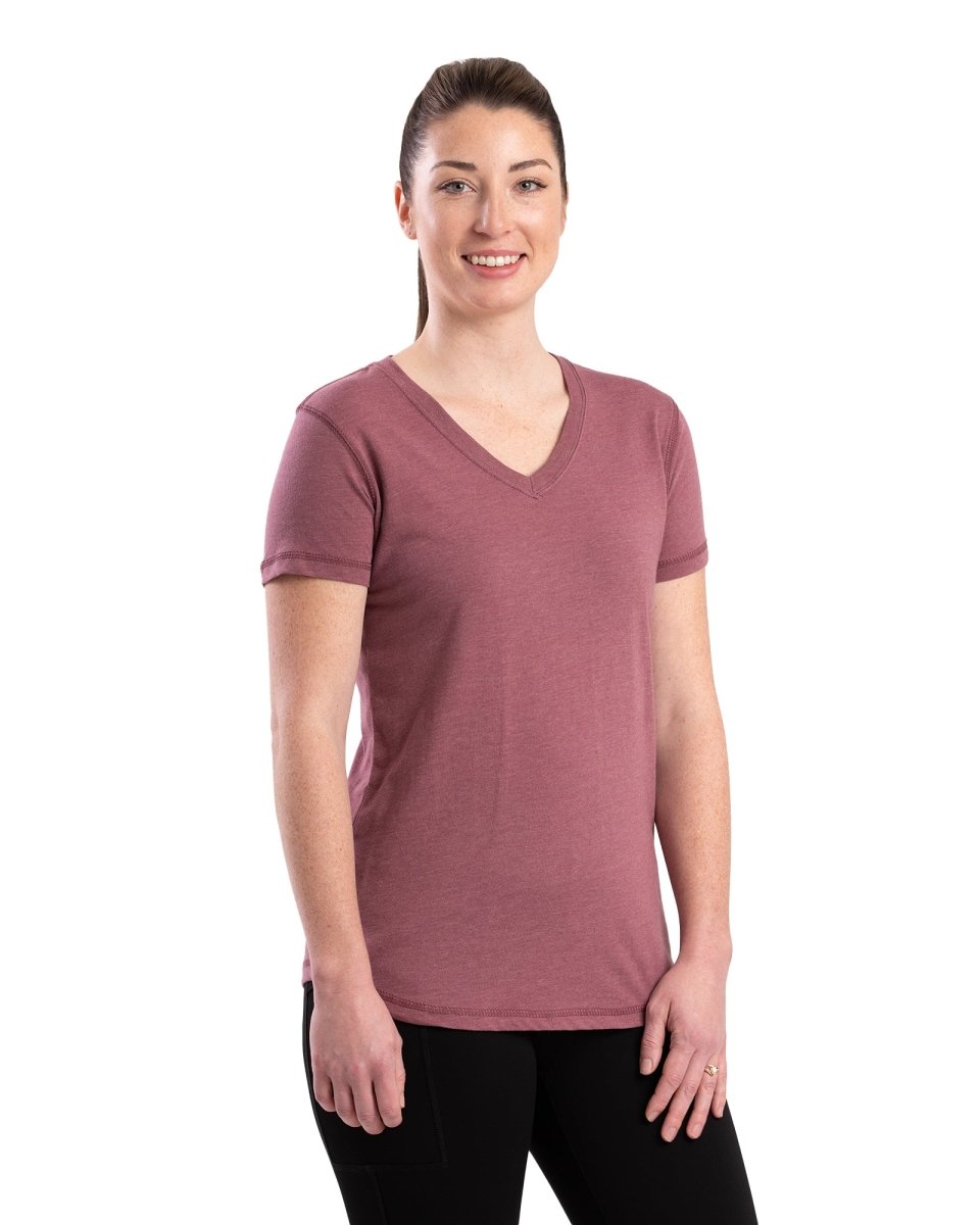 Women's Performance V-Neck Short Sleeve T-Shirt - Berne Apparel