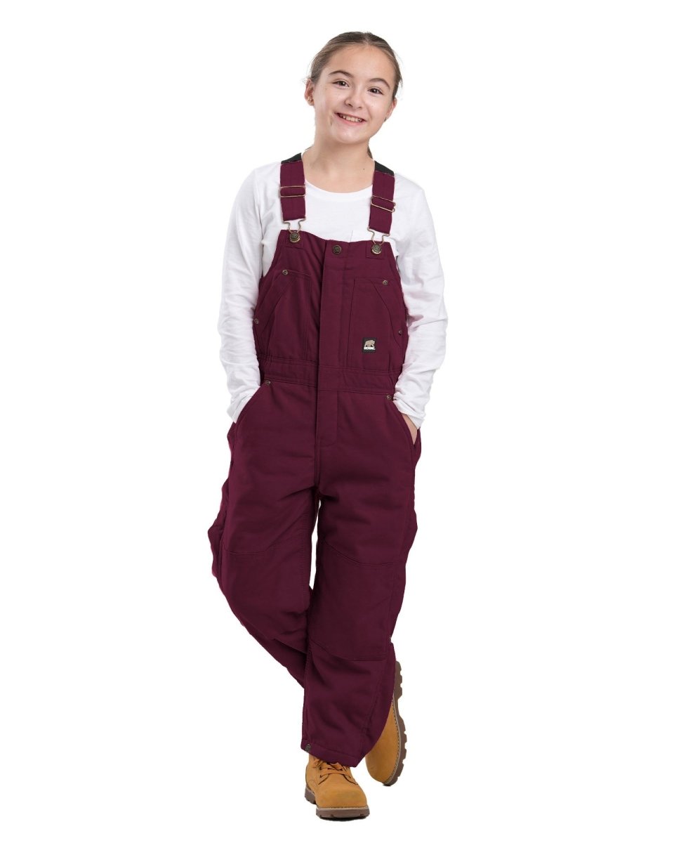 Youth Softstone Insulated Bib Overall - Berne Apparel