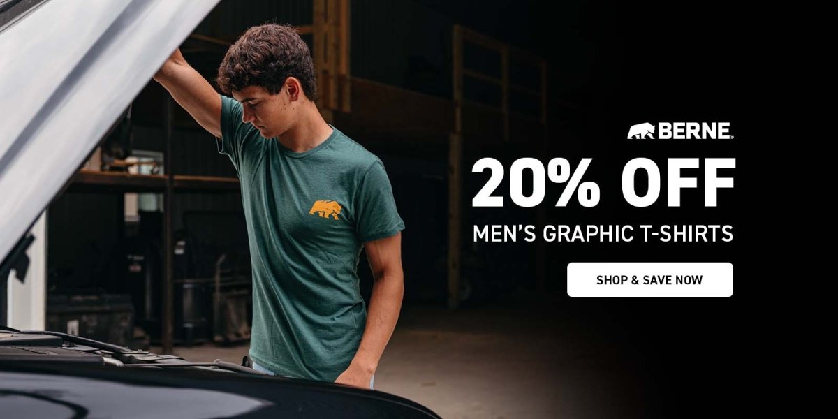 20% Off Berne Apparel Graphic T-Shirts - Berne Apparel