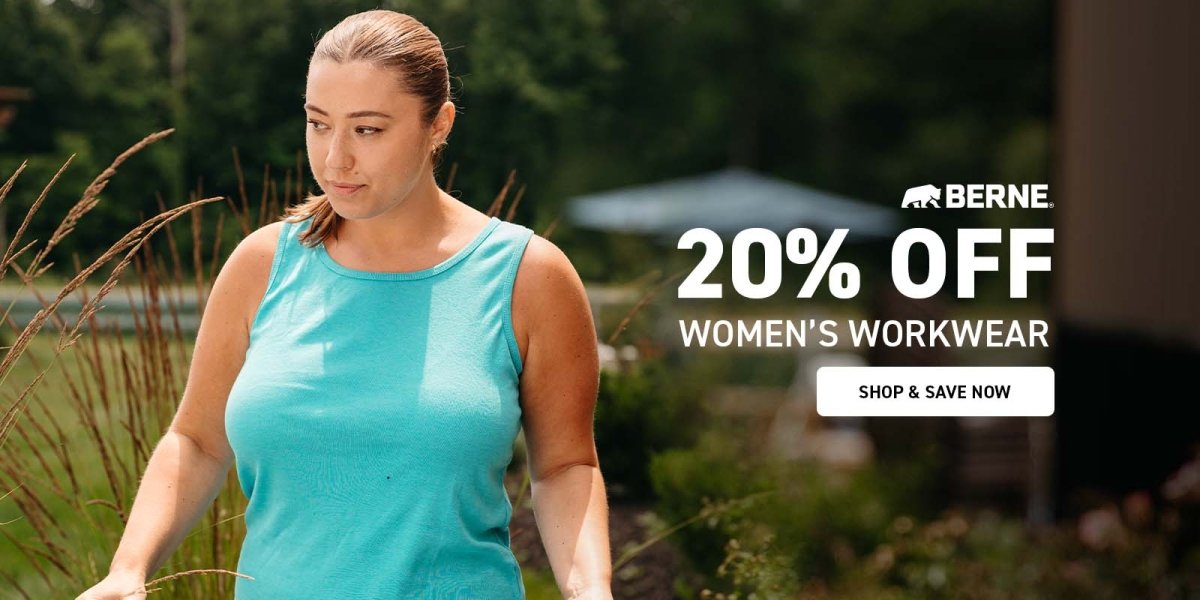20% Off Women's Berne Apparel - Berne Apparel