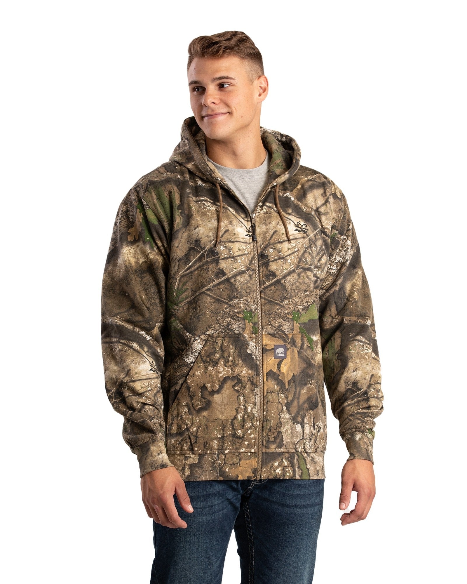 Heritage Thermal-Lined Full-Zip Hooded Sweatshirt – Berne Apparel