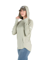 Women's Long Sleeve Hooded UPF Sun Shirt