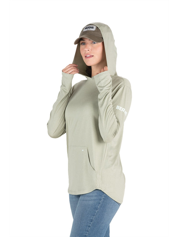 Women's Long Sleeve Hooded UPF Sun Shirt