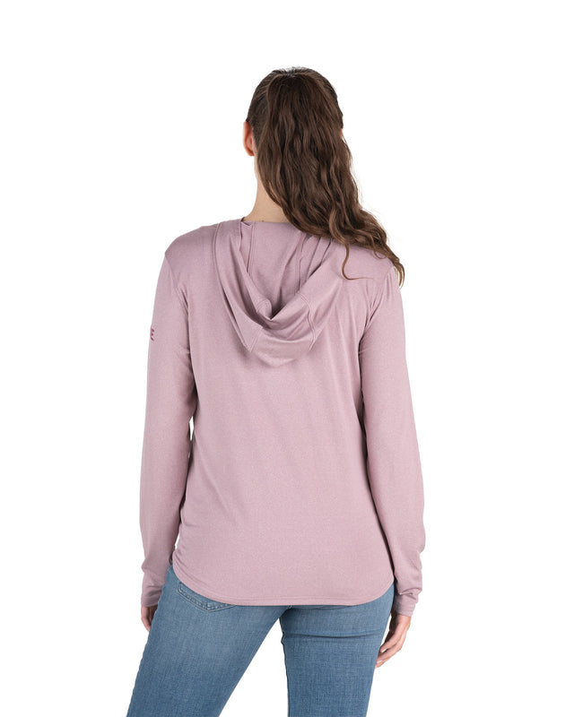 Women's Long Sleeve Hooded UPF Sun Shirt